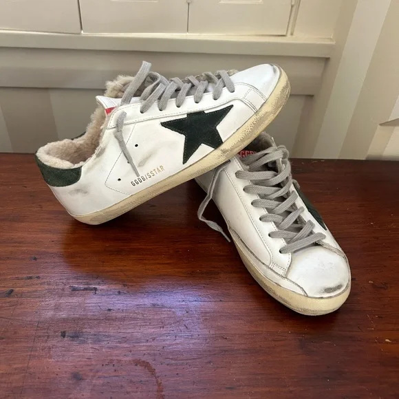Golden Goose Super Star Shearling Shoes